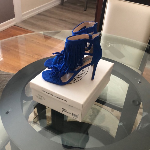 Fun and Fringe Heeled Sandals - Picture 3 of 5